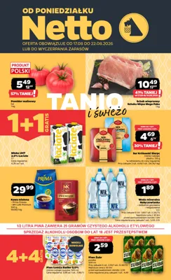 Netto gazetka - od 17/08/2026 do 22/08/2026
